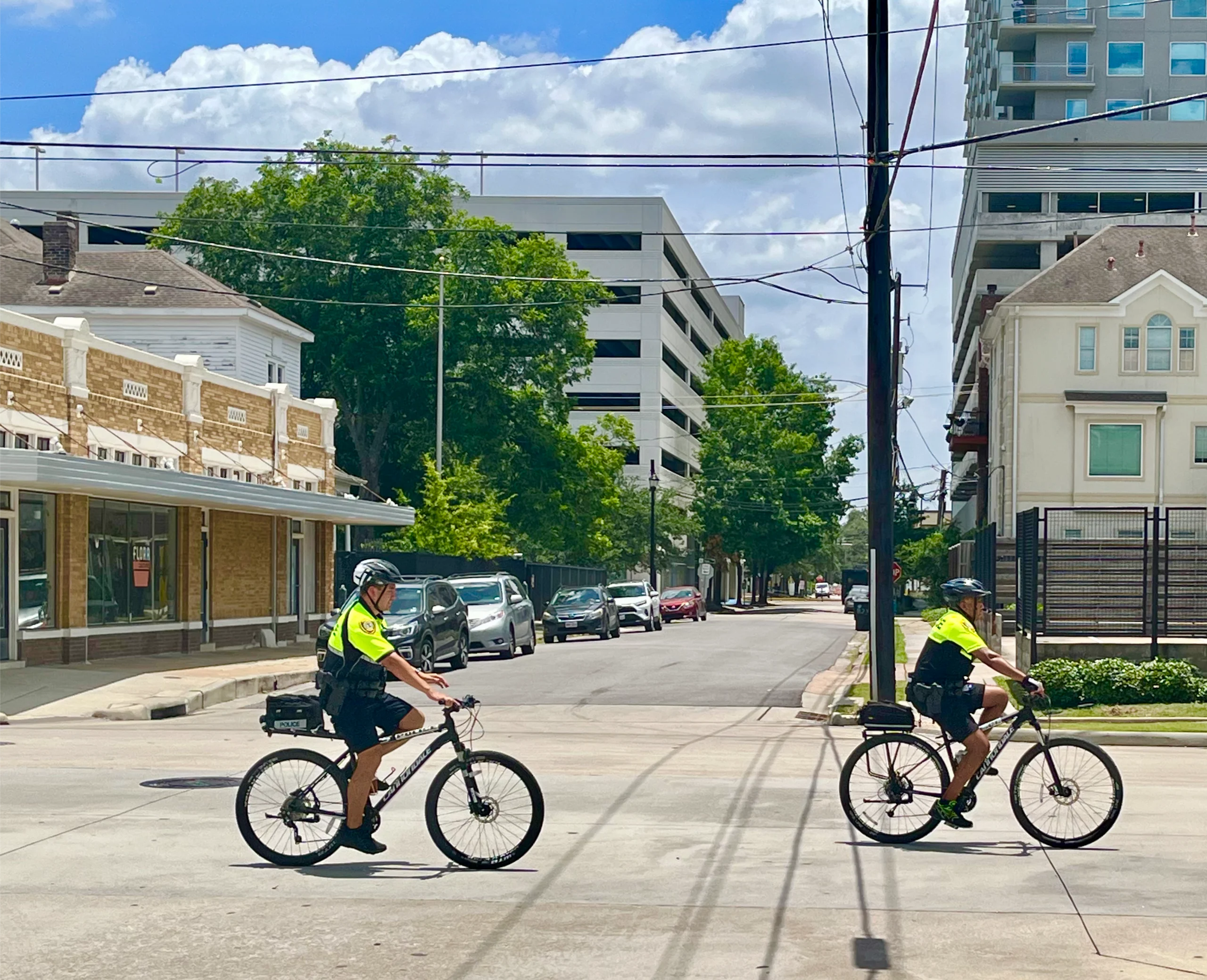 HPD Bike Patrol in Midtown